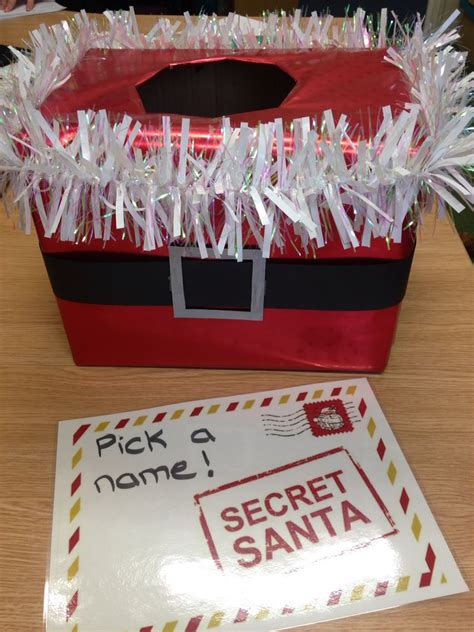 Later you can invite more people to join. . Pick names out of a hat for secret santa